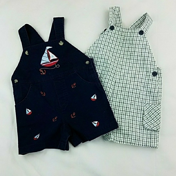 Other - HP!💕Vintage Bundle of 2 shorts Overalls size 18 M